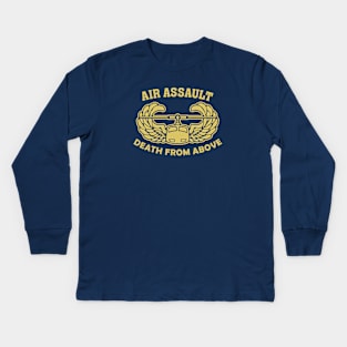 Mod.16 The Sabalauski Air Assault School Death from Above Kids Long Sleeve T-Shirt